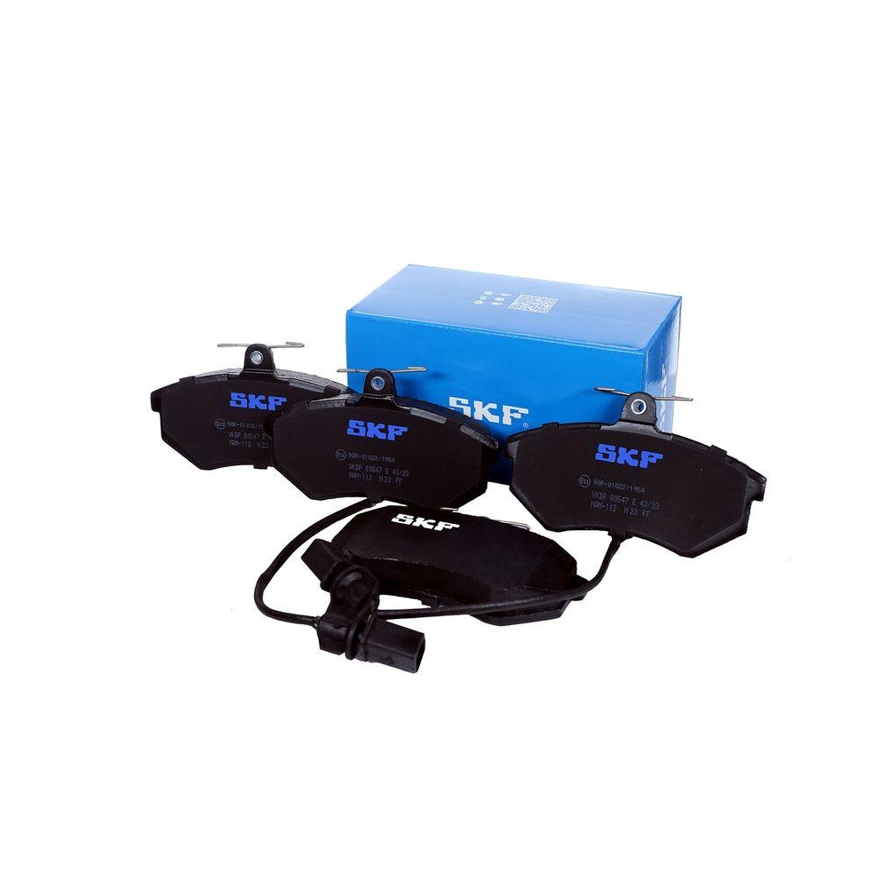 Bremsbelagsatz, Scheibenbremse SKF VKBP 80547 E für AUDI SEAT VW, Vorderachse