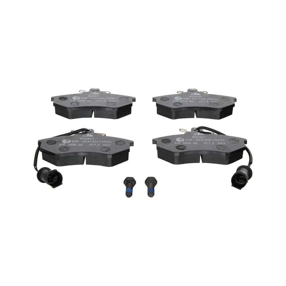 Bremsbelagsatz, Scheibenbremse ATE 13.0460-2925.2 f&uuml;r VAG, Vorderachse