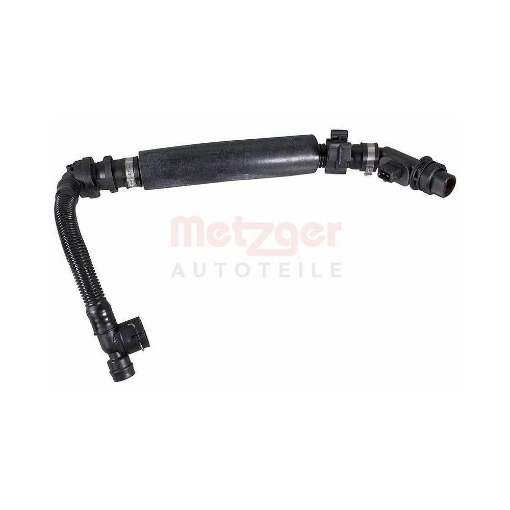 Schlauch, Kurbelgeh&auml;useentl&uuml;ftung METZGER 2380214 f&uuml;r OPEL VAUXHALL, rechts oben