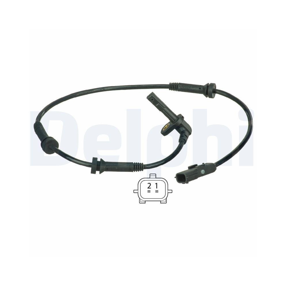 DELPHI SS20473 Sensor, Raddrehzahl f&uuml;r RENAULT, Vorderachse