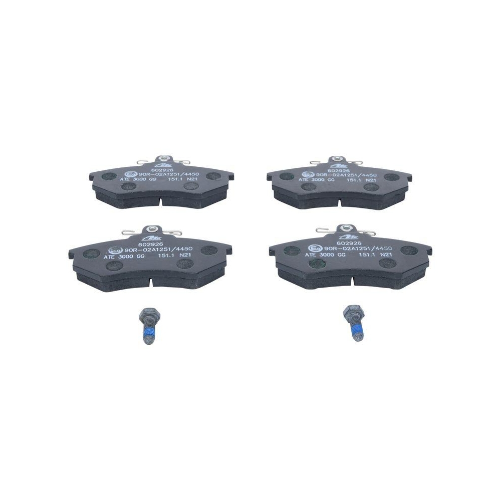 Bremsbelagsatz, Scheibenbremse ATE 13.0460-2926.2 f&uuml;r VAG, Vorderachse