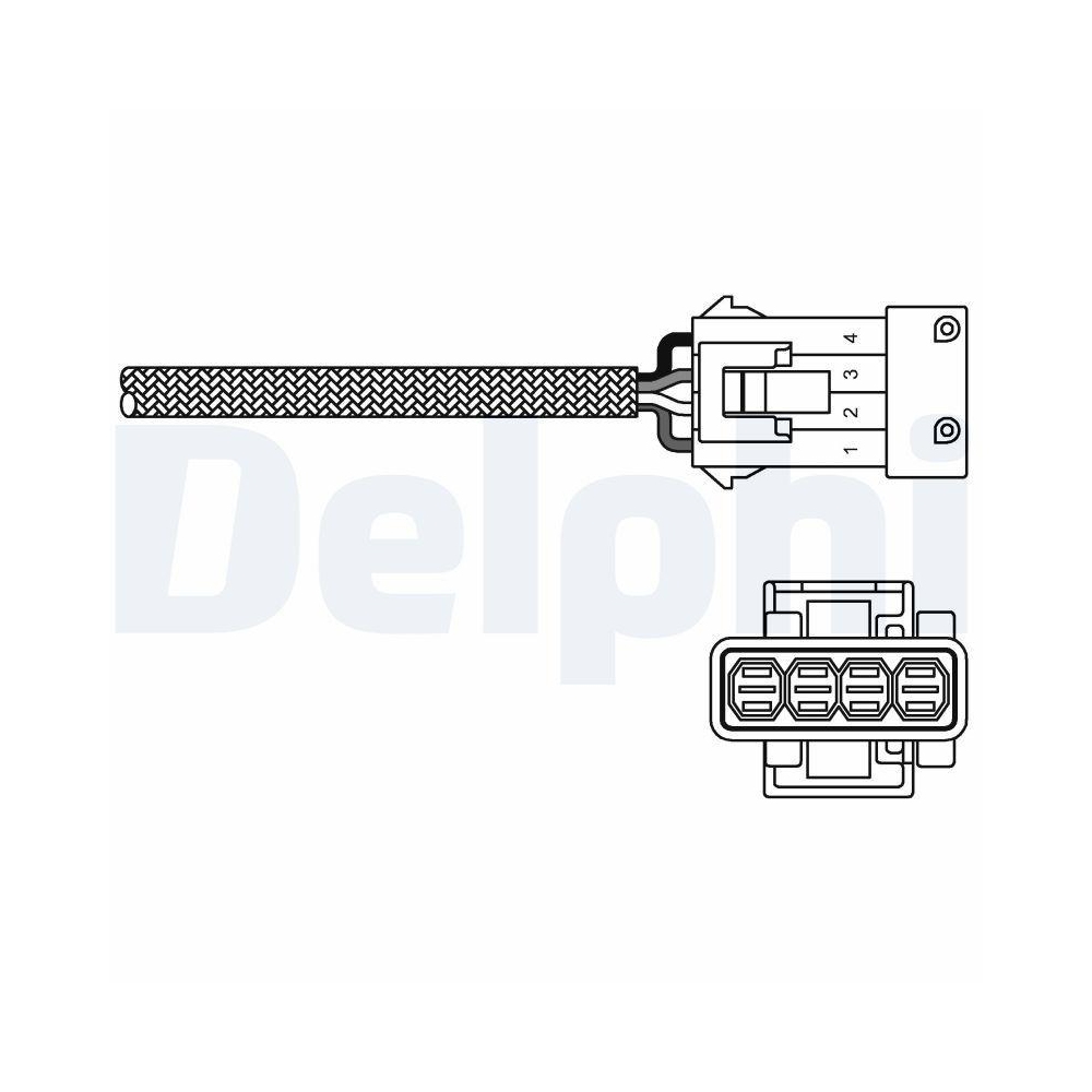 DELPHI ES20255-12B1 Lambdasonde f&uuml;r CITRO&Euml;N PEUGEOT PORSCHE SAAB