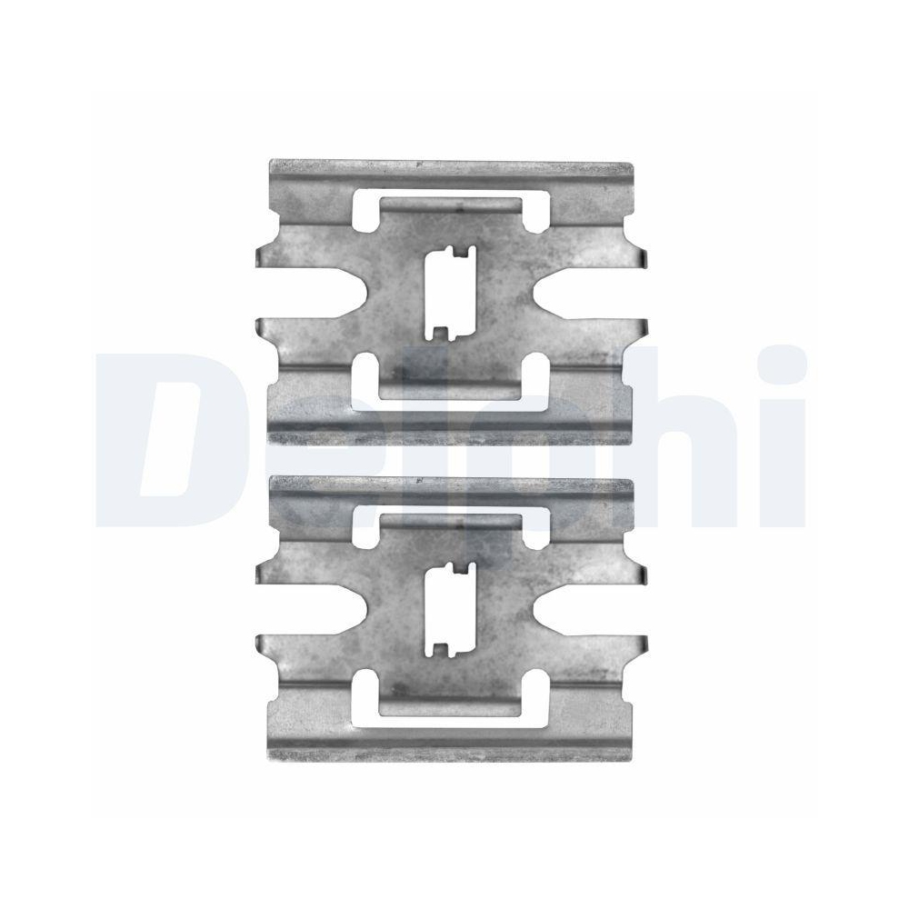 DELPHI LX0662 Zubeh&ouml;rsatz, Scheibenbremsbelag f&uuml;r MERCEDES-BENZ, Vorderachse