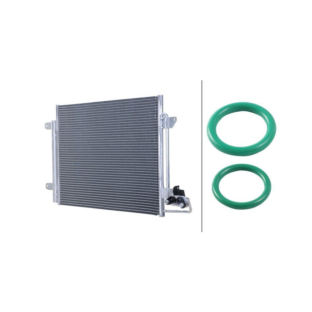 HELLA Kondensator, Klimaanlage 8FC 366 220-441 >>> Easy2Fit <<< für AUDI VW