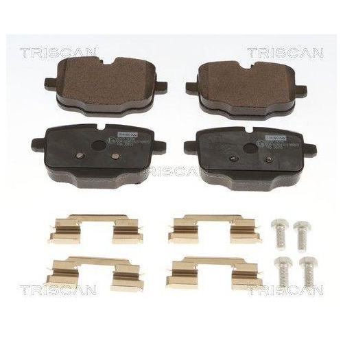 TRISCAN 8110 11206 Bremsbelagsatz, Scheibenbremse f&uuml;r BMW, Hinterachse