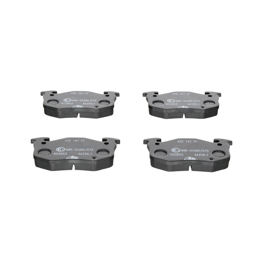 Bremsbelagsatz, Scheibenbremse ATE 13.0460-3953.2 f&uuml;r RENAULT, Vorderachse