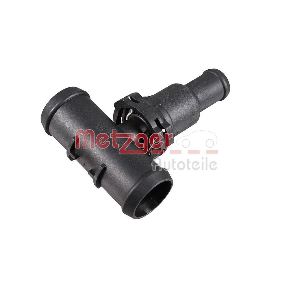 Thermostat, K&uuml;hlmittel METZGER 4006485 f&uuml;r AUDI SEAT SKODA VW, vorne