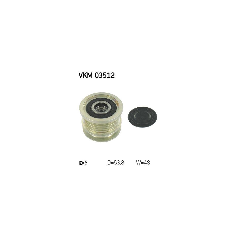 Generatorfreilauf SKF VKM 03512 f&uuml;r OPEL VAUXHALL