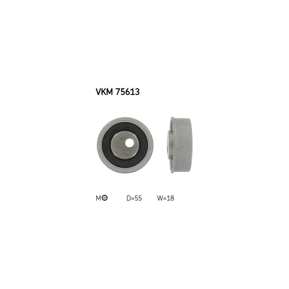 Spannrolle, Zahnriemen SKF VKM 75613 f&uuml;r FIAT MITSUBISHI HYUNDAI CHERY
