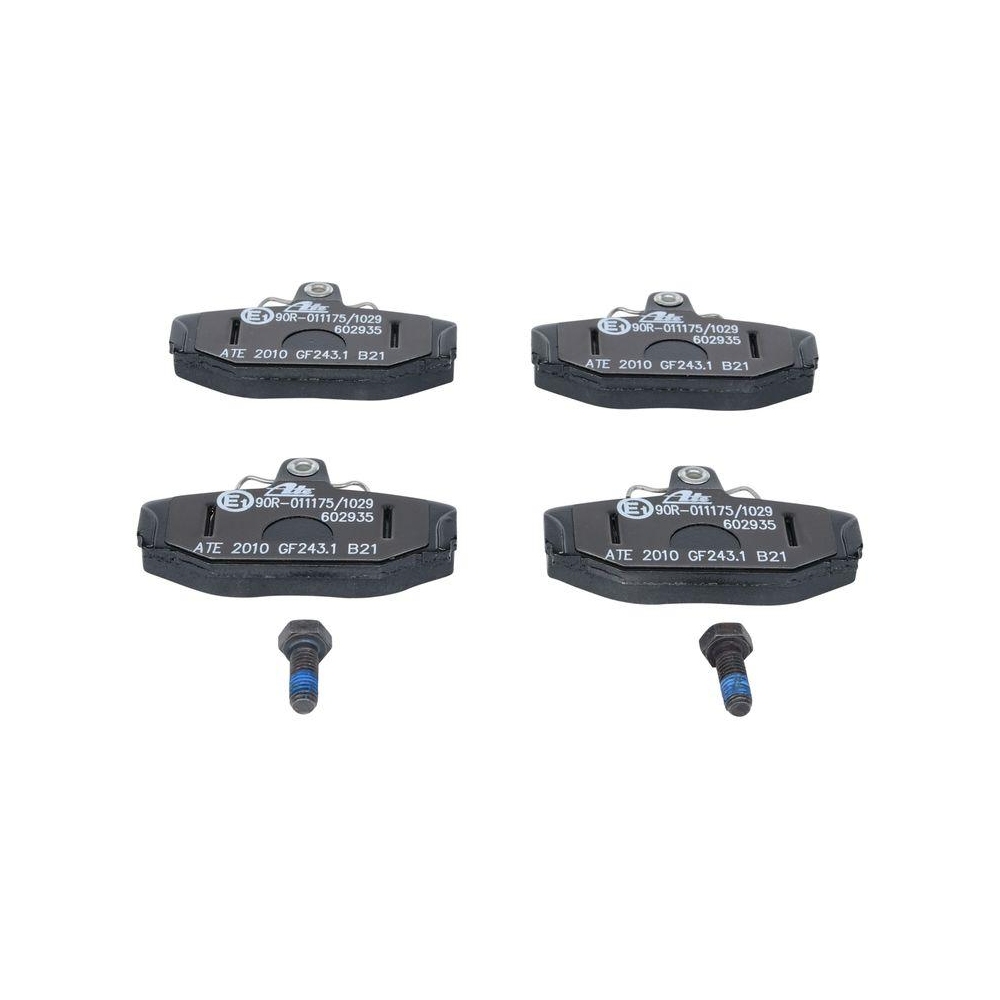 Bremsbelagsatz, Scheibenbremse ATE 13.0460-2935.2 f&uuml;r VOLVO, Hinterachse