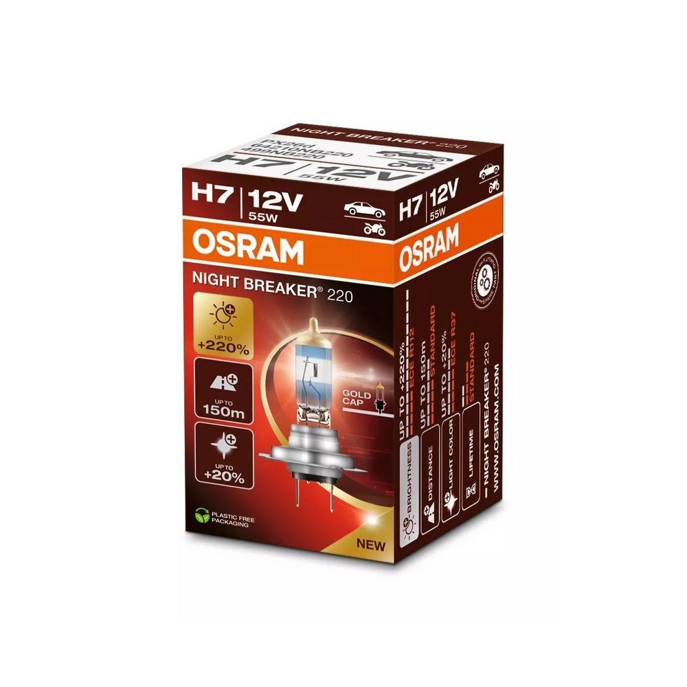 Glühlampe, Abbiegescheinwerfer ams-OSRAM 64210NB220 NIGHT BREAKER® 220 für