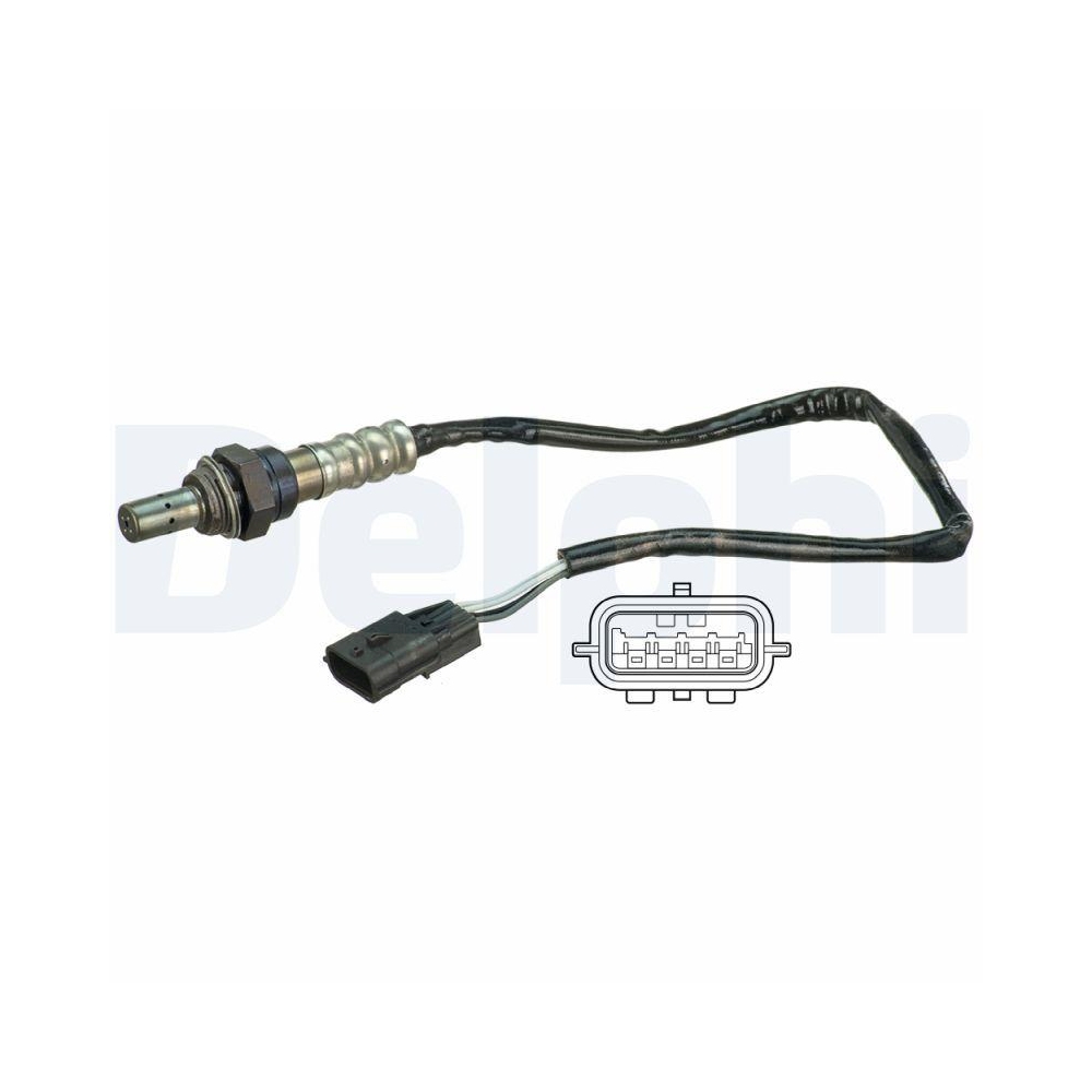 DELPHI ES20679-12B1 Lambdasonde f&uuml;r RENAULT, nach Katalysator, vor Katalysator