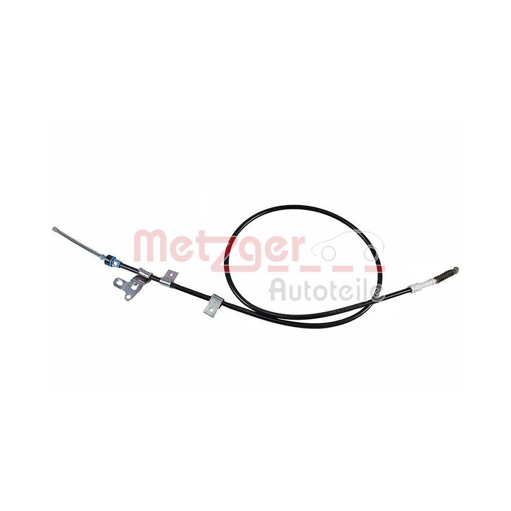Seilzug, Feststellbremse METZGER 17.1437 f&uuml;r TOYOTA, hinten rechts