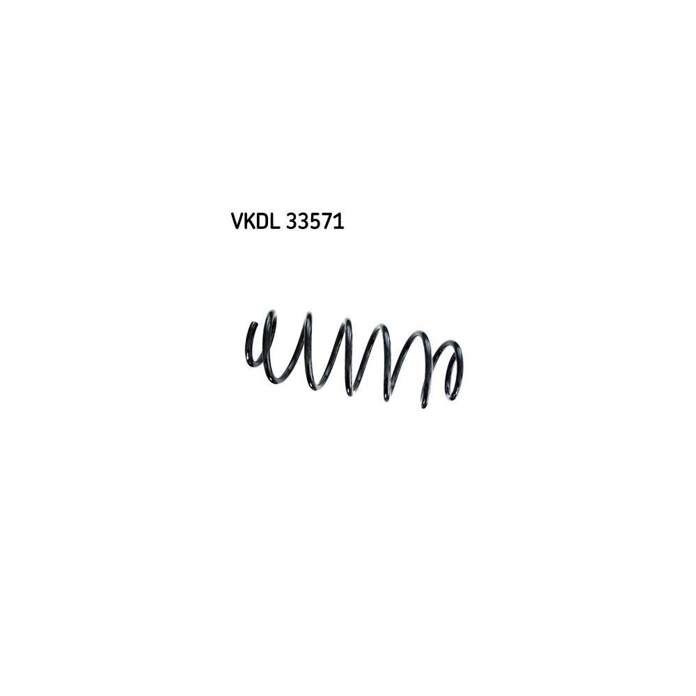 Fahrwerksfeder SKF VKDL 33571 f&uuml;r TOYOTA CITRO&Euml;N/PEUGEOT, Hinterachse