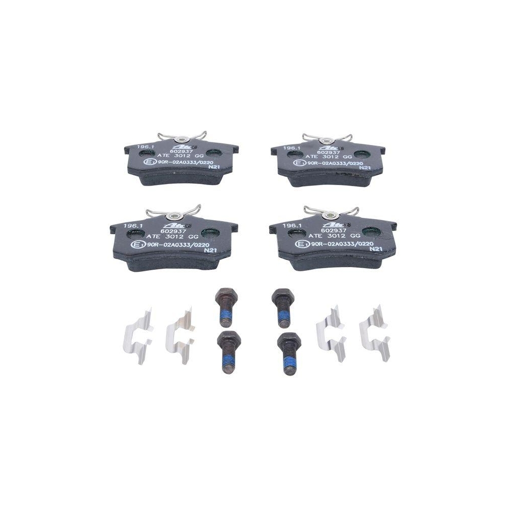 Bremsbelagsatz, Scheibenbremse ATE 13.0460-2937.2 für PEUGEOT SEAT VAG