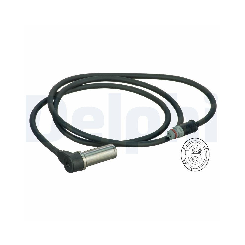 DELPHI SS20478 Sensor, Raddrehzahl f&uuml;r IVECO, Hinterachse, Vorderachse