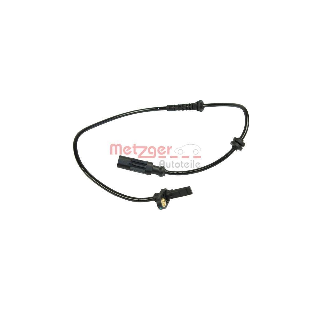 Sensor, Raddrehzahl METZGER 0900898 f&uuml;r FIAT OPEL, Hinterachse