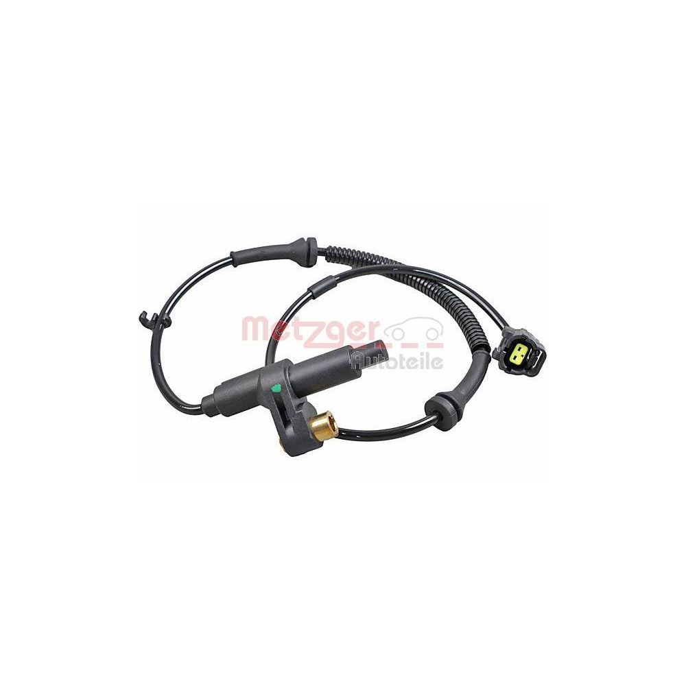 Sensor, Raddrehzahl METZGER 09001318 f&uuml;r CHEVROLET GENERAL MOTORS, Hinterachse