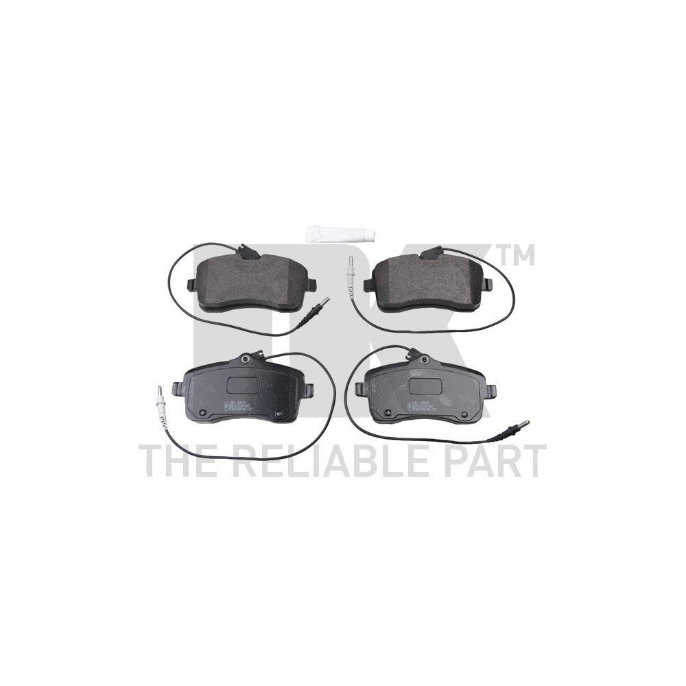 Bremsbelagsatz, Scheibenbremse NK 223743 f&uuml;r PEUGEOT, Vorderachse