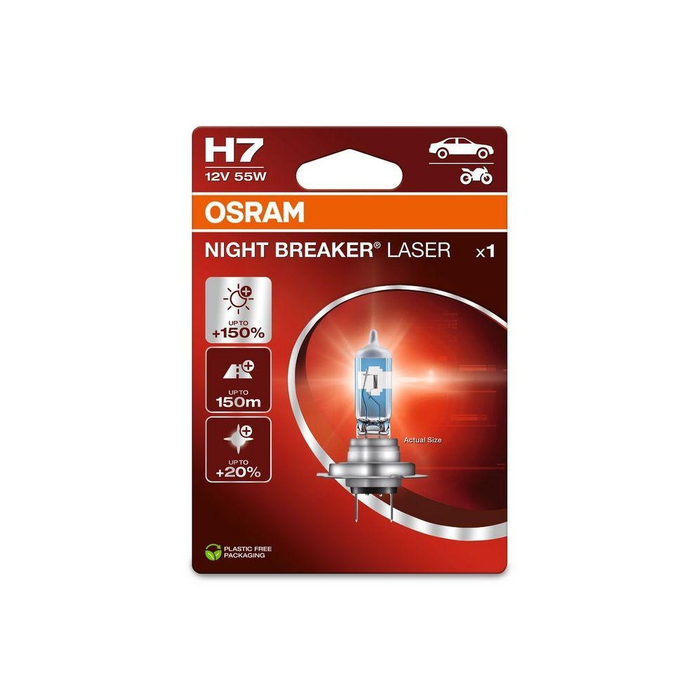 Glühlampe, Abbiegescheinwerfer ams-OSRAM 64210NL-1BL NIGHT BREAKER® LASER für
