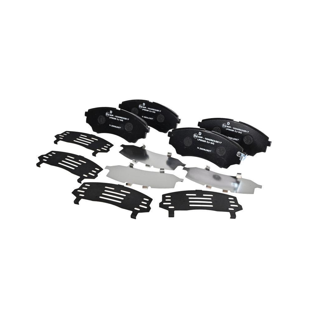 DELPHI LP2036 Bremsbelagsatz, Scheibenbremse f&uuml;r FORD MAZDA FORD USA