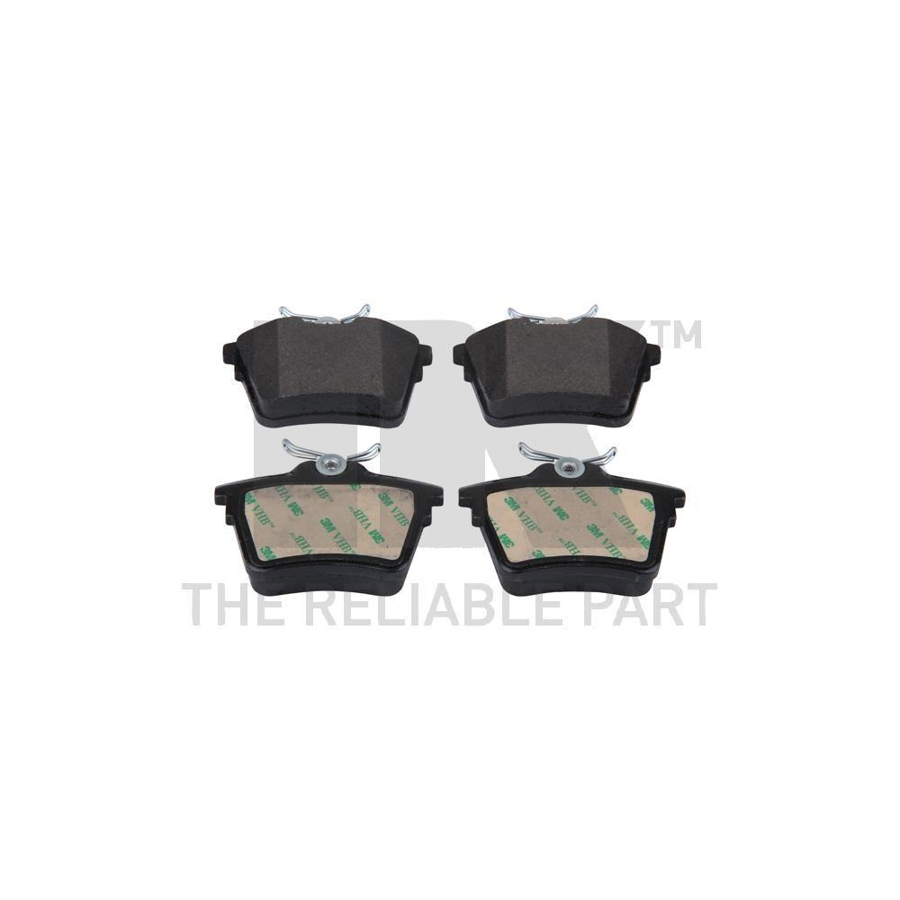 Bremsbelagsatz, Scheibenbremse NK 223745 f&uuml;r CITRO&Euml;N PEUGEOT, Hinterachse