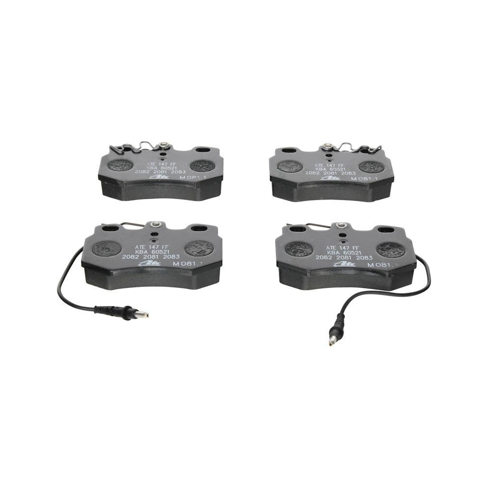 Bremsbelagsatz, Scheibenbremse ATE 13.0460-2956.2 f&uuml;r CITRO&Euml;N PEUGEOT