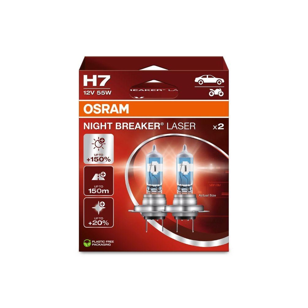 Glühlampe, Abbiegescheinwerfer ams-OSRAM 64210NL-2HB NIGHT BREAKER® LASER für
