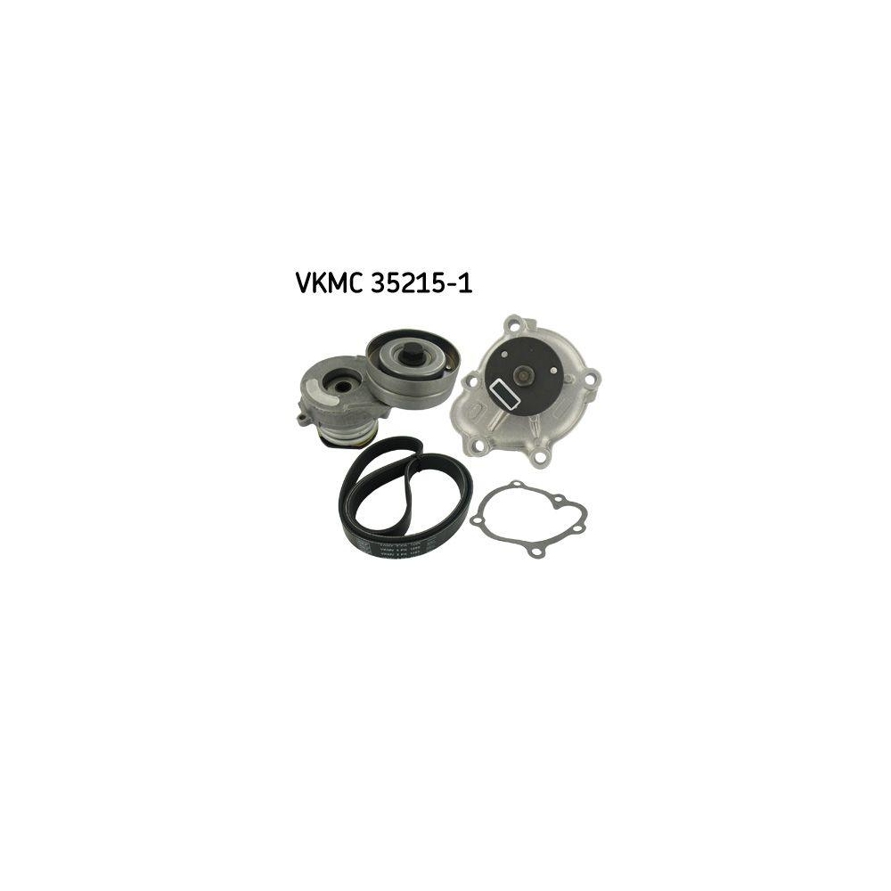 Wasserpumpe + Keilrippenriemensatz SKF VKMC 35215-1 f&uuml;r CHRYSLER FORD OPEL VOLVO