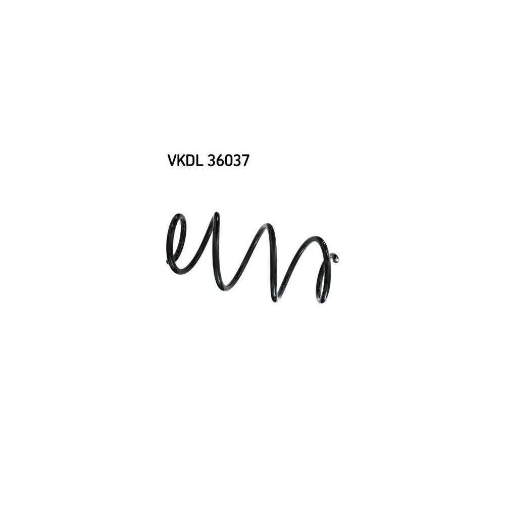 Fahrwerksfeder SKF VKDL 36037 f&uuml;r RENAULT DACIA, Hinterachse