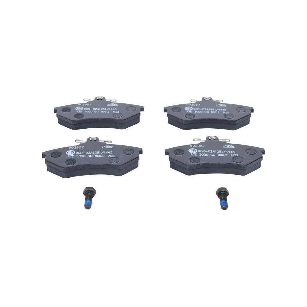 Bremsbelagsatz, Scheibenbremse ATE 13.0460-2957.2 f&uuml;r SEAT VAG, Vorderachse