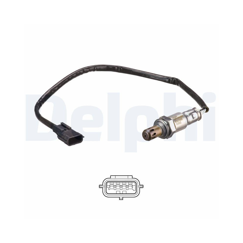 DELPHI ES21060-12B1 Lambdasonde f&uuml;r NISSAN RENAULT DACIA, nach Katalysator