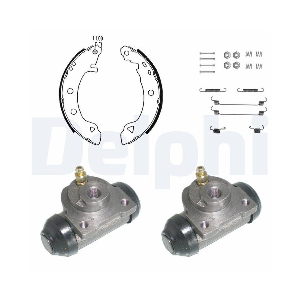 DELPHI KP911 Bremsbackensatz f&uuml;r, Hinterachse