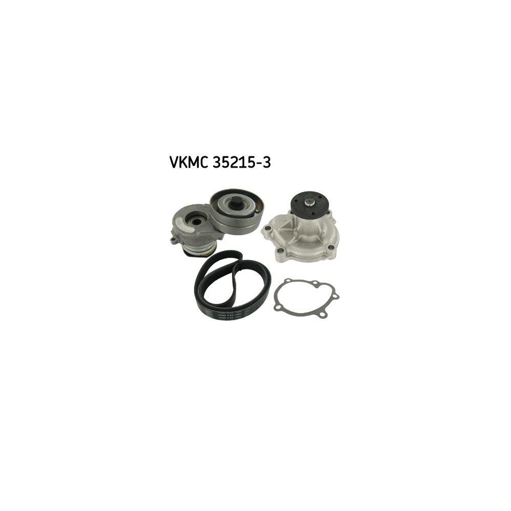 Wasserpumpe + Keilrippenriemensatz SKF VKMC 35215-3 f&uuml;r CHRYSLER FORD OPEL VOLVO