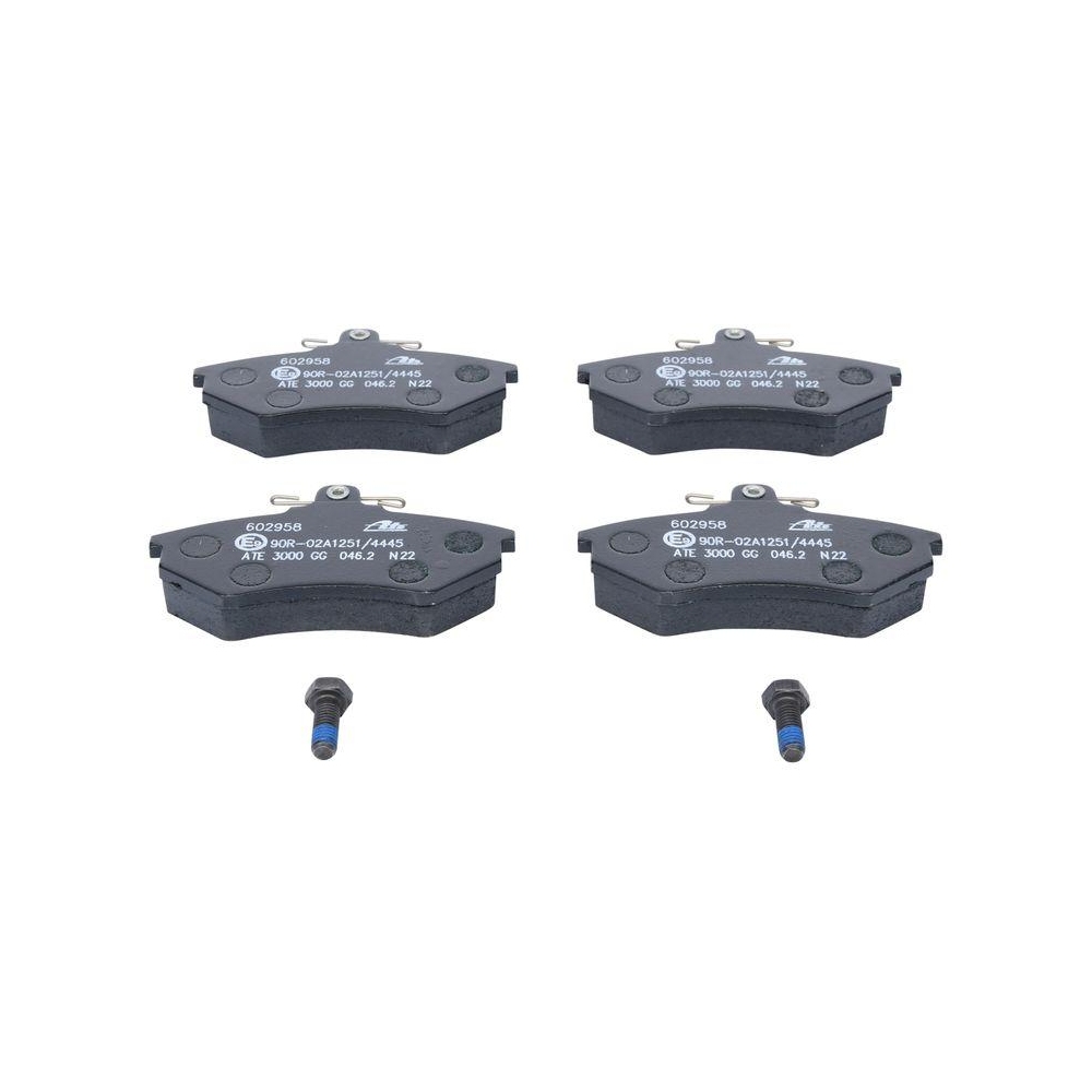 Bremsbelagsatz, Scheibenbremse ATE 13.0460-2958.2 f&uuml;r SEAT VAG, Vorderachse