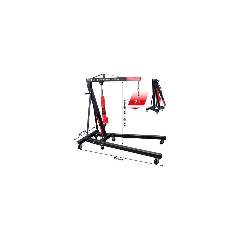 Werkstattkran KS TOOLS 160.1290 für