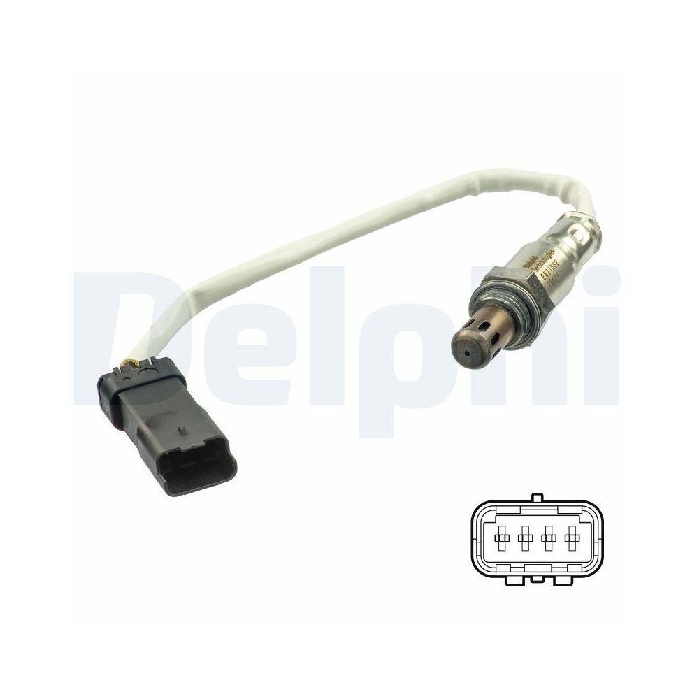 DELPHI ES21062-12B1 Lambdasonde f&uuml;r CITRO&Euml;N PEUGEOT DS, nach Katalysator