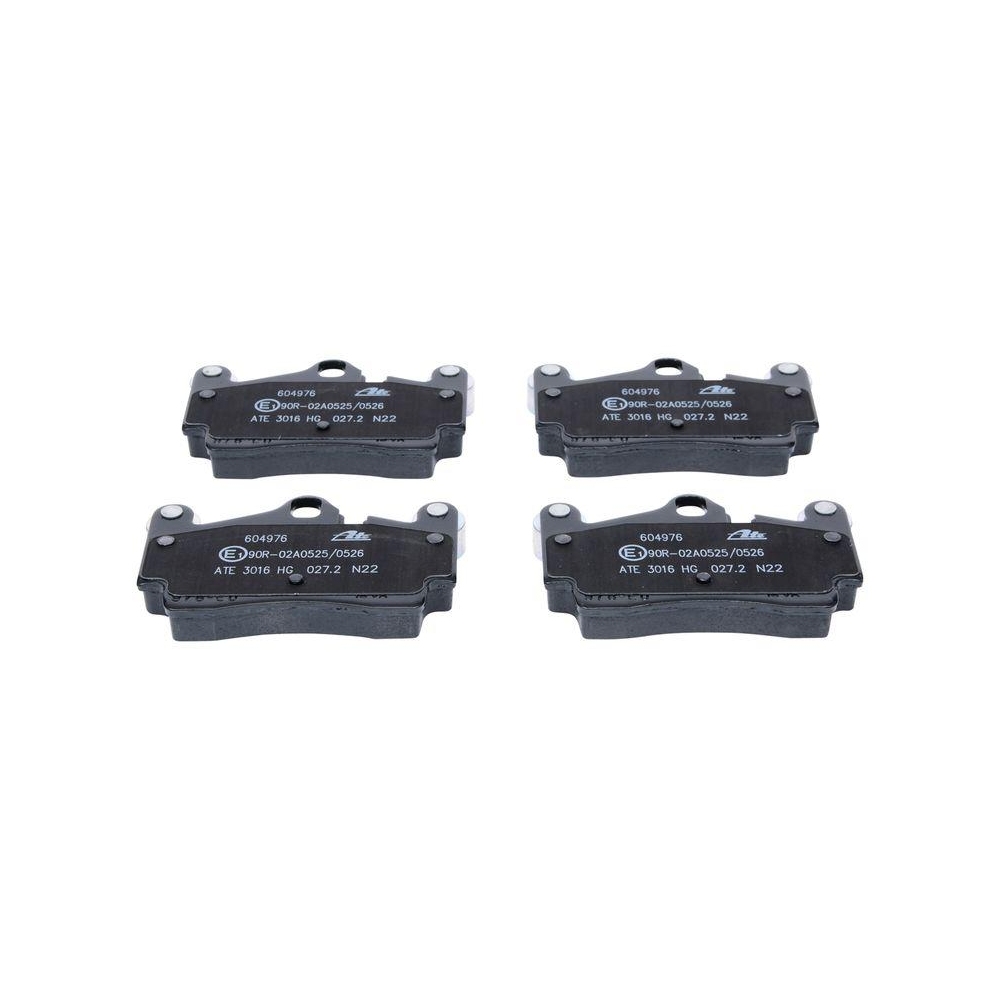 Bremsbelagsatz, Scheibenbremse ATE 13.0460-4976.2 f&uuml;r PORSCHE VAG, Hinterachse