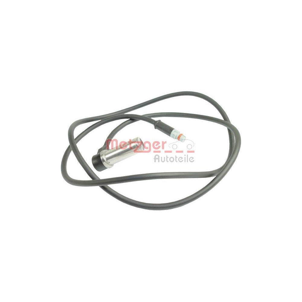 Sensor, Raddrehzahl METZGER 0900904 f&uuml;r IVECO, Hinterachse, Vorderachse