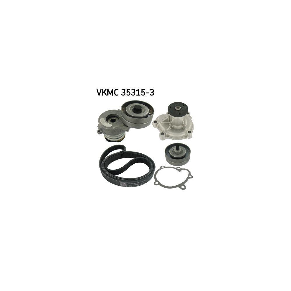 Wasserpumpe + Keilrippenriemensatz SKF VKMC 35315-3 f&uuml;r AUDI CITRO&Euml;N HONDA OPEL