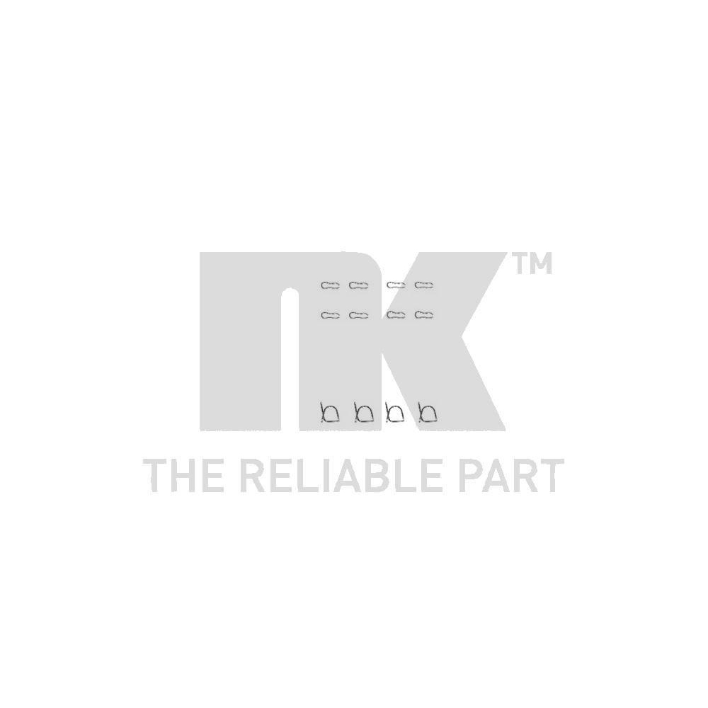 Zubehörsatz, Scheibenbremsbelag NK 7999939 für, Hinterachse, Vorderachse