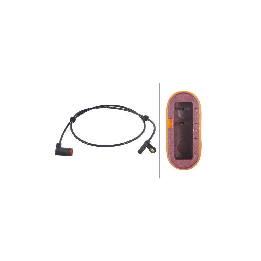 HELLA Sensor, Raddrehzahl 6PU 010 039-881 f&uuml;r MERCEDES-BENZ, Hinterachse, links