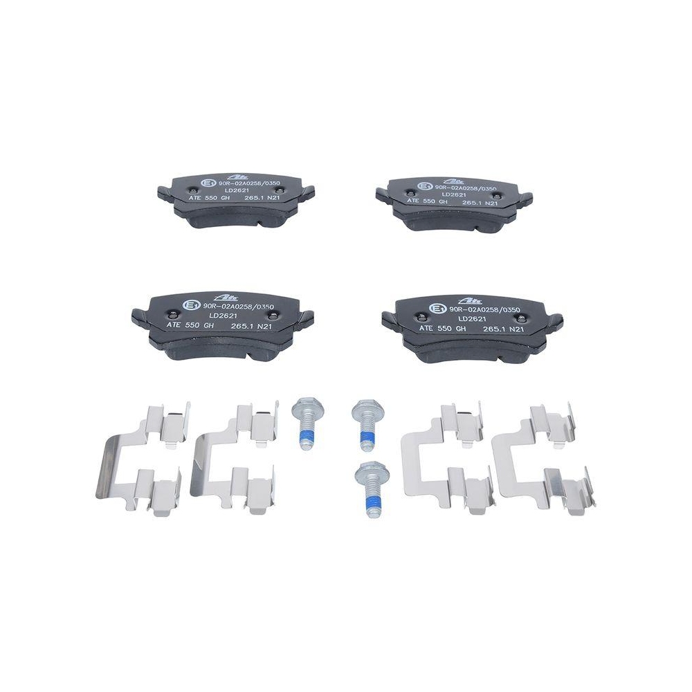 Bremsbelagsatz, Scheibenbremse ATE 13.0470-2621.2 ATE Ceramic f&uuml;r VAG