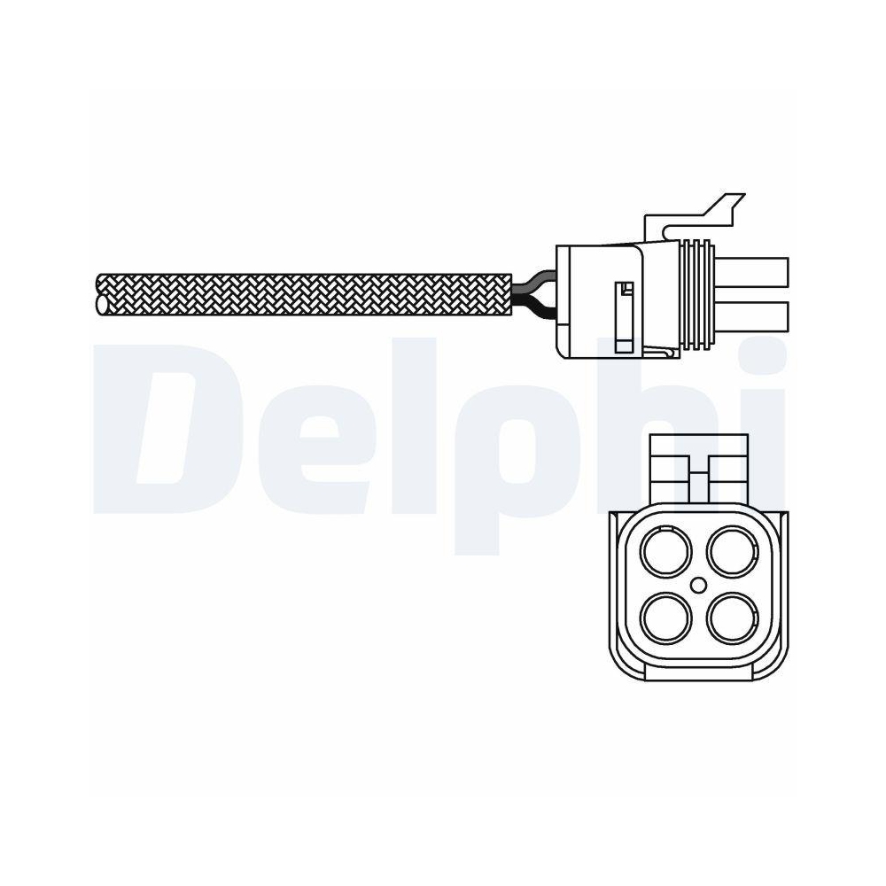 DELPHI ES20273-12B1 Lambdasonde f&uuml;r RENAULT, nach Katalysator, vor Katalysator