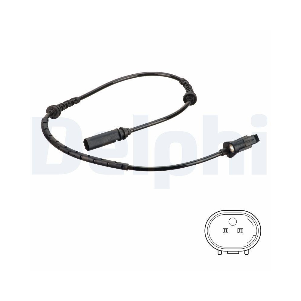DELPHI SS20804 Sensor, Raddrehzahl f&uuml;r BMW MINI, Vorderachse