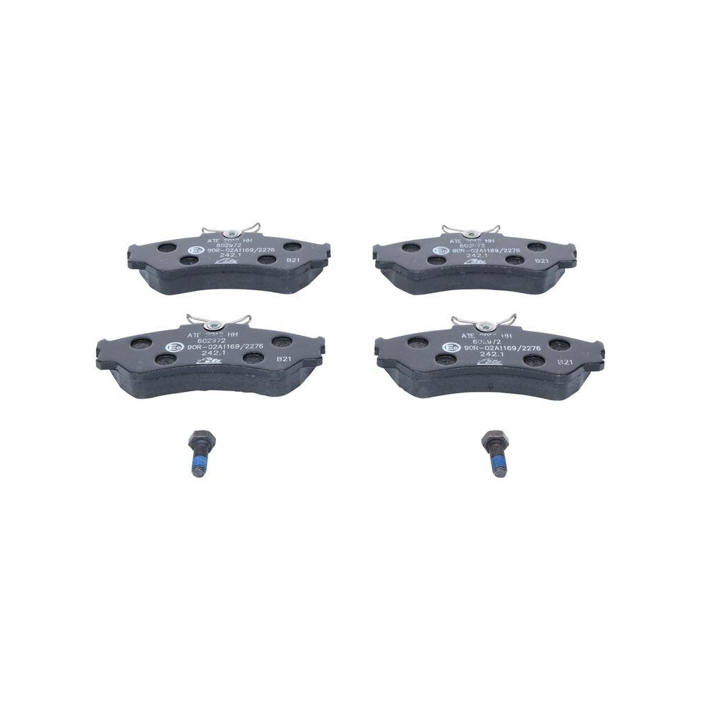 Bremsbelagsatz, Scheibenbremse ATE 13.0460-2972.2 f&uuml;r VAG, Vorderachse
