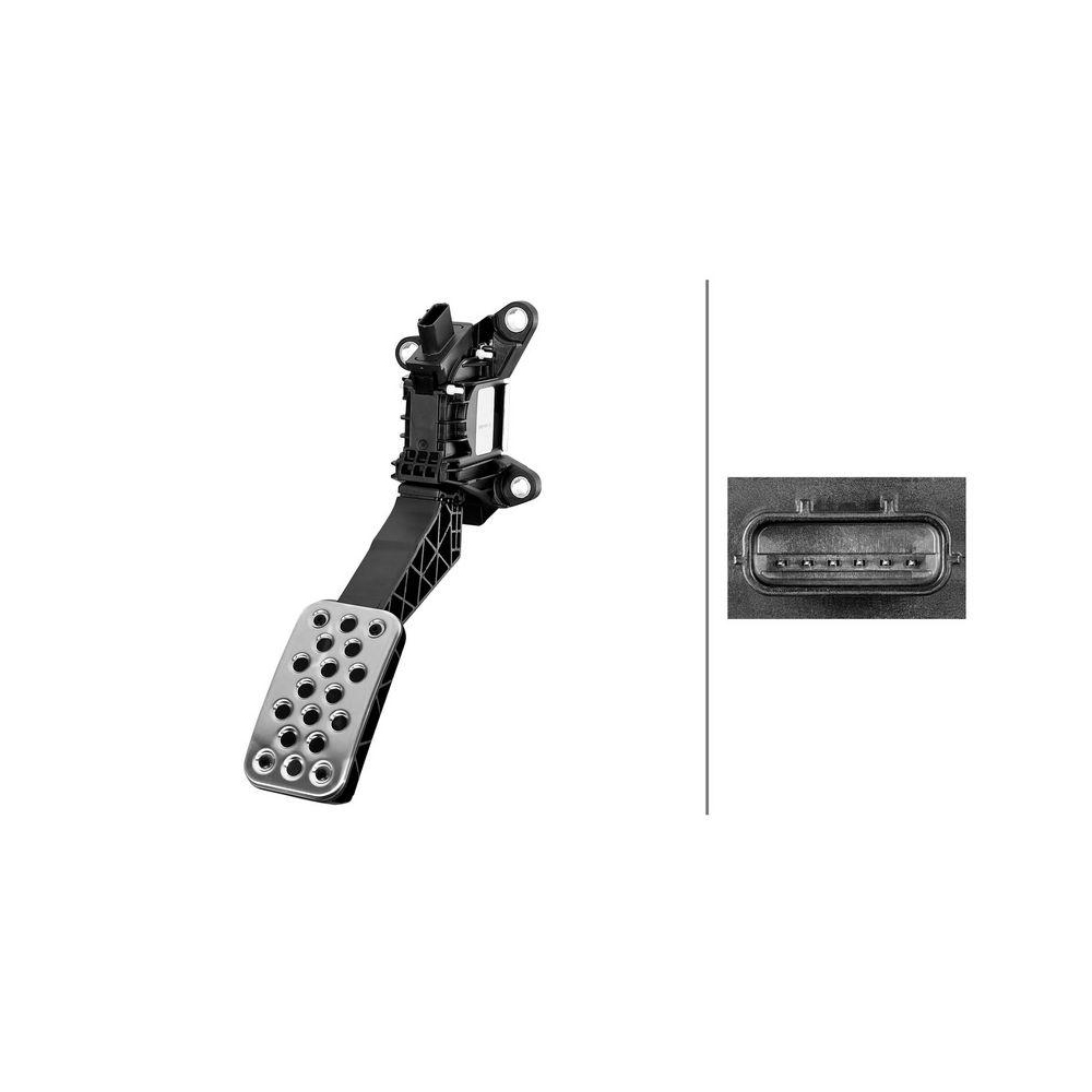 HELLA Sensor, Fahrpedalstellung 6PV 011 673-121 f&uuml;r HONDA (DONGFENG) HONDA (GAC)