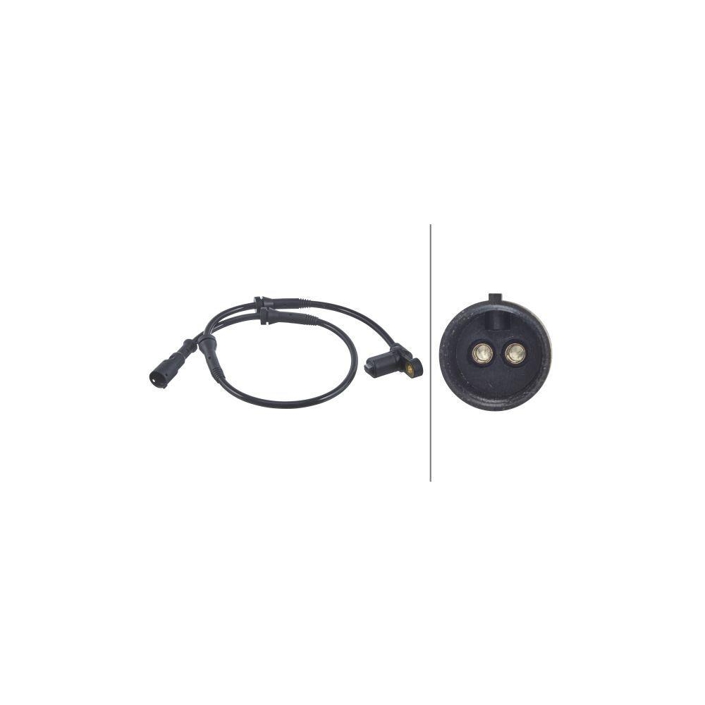 HELLA Sensor, Raddrehzahl 6PU 010 039-971 f&uuml;r RENAULT, Vorderachse, links
