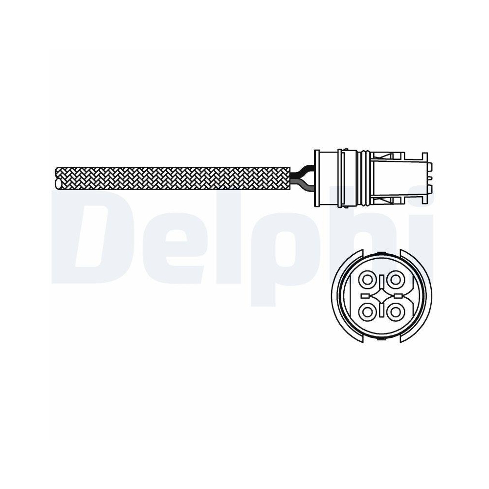 DELPHI ES20274-12B1 Lambdasonde f&uuml;r MERCEDES-BENZ, vor Katalysator