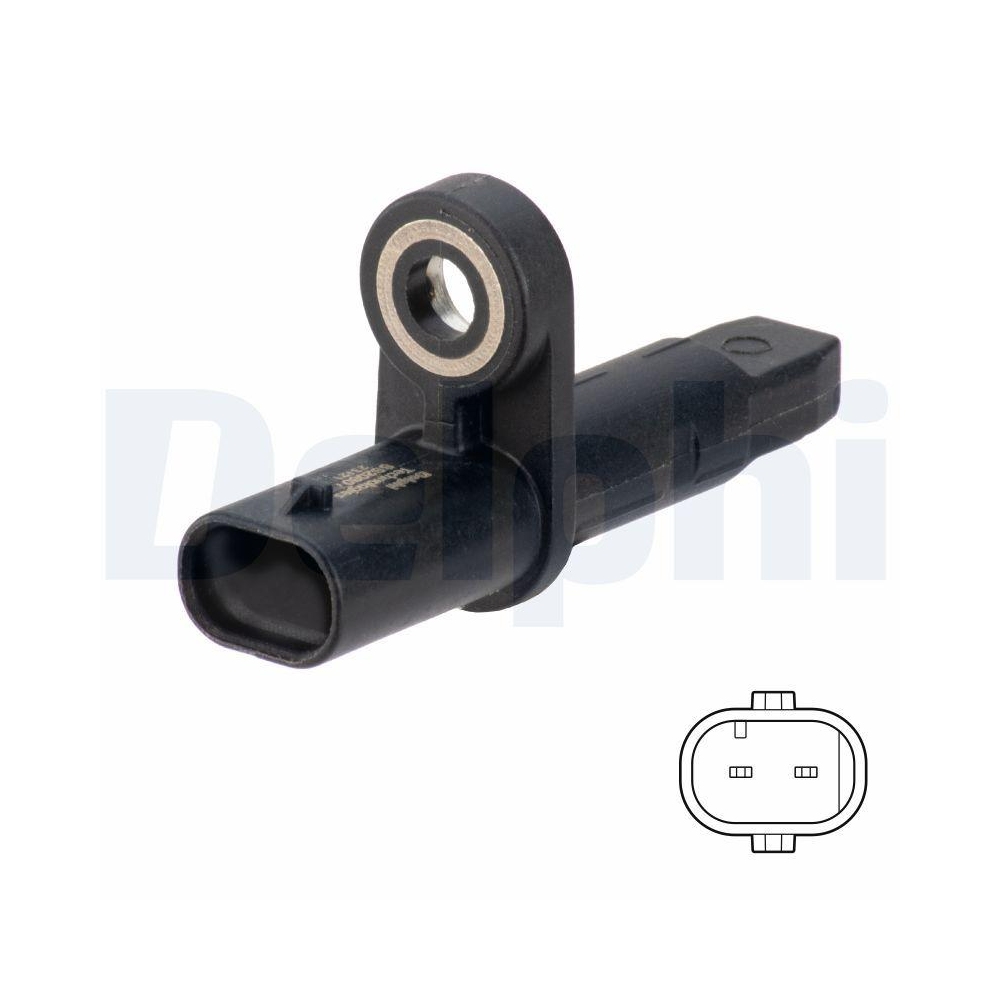 DELPHI SS20801 Sensor, Raddrehzahl f&uuml;r CITRO&Euml;N OPEL PEUGEOT VAUXHALL DS